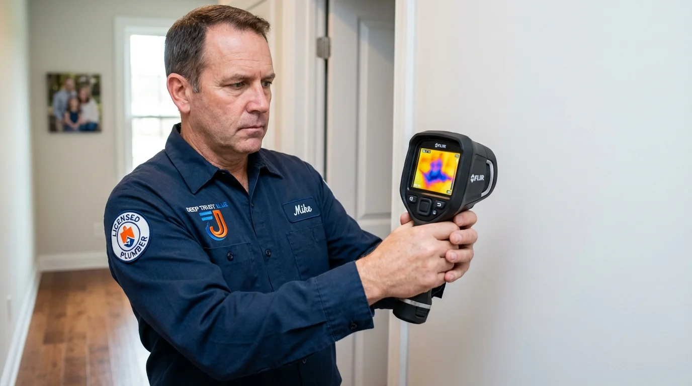 Thermal imaging leak detection by Johns Plumbing LLC in Vail